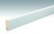 MEISTER Sockelleisten Fußleisten Weiß DF (RAL 9016) 2266 - 2380 x 80 x 18 mm (200025-2380-02266)