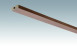 MEISTER Sockelleisten Deckenabschlussleisten Rost-Metallic 4077 - 2380 x 40 x 15 mm (200032-2380-04077)