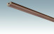 MEISTER Sockelleisten Deckenabschlussleisten Rost-Metallic 4077 - 2380 x 38 x 19 mm (200031-2380-04077)