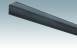 MEISTER Sockelleisten Faltenleisten Stahl-Metallic 4078 - 2380 x 70 x 3,5 mm (200033-2380-04078)