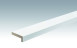 MEISTER Sockelleisten Winkelabdeckleisten Weiß streichfähig DF 2222 - 2380 x 60 x 22 mm (200028-2380-02222)