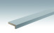 MEISTER Sockelleisten Winkelabdeckleisten Aluminium-Metallic 4080 - 2380 x 60 x 22 mm (200028-2380-04080)