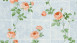 Vinyltapete rot Klassisch Retro Blumen & Natur Château 5 011