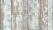 Vinyltapete blau Retro Klassisch Holz Neue Bude 2.0 191