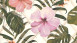 Tapete Dream Again Michalsky Living Blumen Palmenblätter Grün Rosa Weiß 181