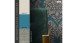 Vinyltapete Metropolitan Stories Lizzy - London Living Ornamentewalls Beige Blau Metallic 985