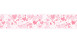 Vinyltapete Bordüre rosa Modern Kinder Blumen & Natur Only Borders 10 821