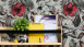 Vinyltapete Greenery A.S. Création Landhausstil Hibiskus Pflanzen Gelb Grün Rot 161