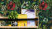 Vinyltapete Greenery A.S. Création Landhausstil Hibiskus Pflanzen Grün Blau Rot 165