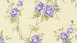 Vinyltapete lila Modern Retro Blumen & Natur Romantico 265