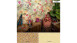 Vinyltapete grün Modern Retro Blumen & Natur Bilder Asian Fusion 661