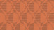 Vinyltapete orange Modern Retro Ornamente Streifen Pop Style 784