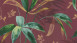 Vliestapete Jungle Chic Blumen & Natur Retro Rot 43