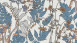 Vliestapete Floral Impression Blumen & Natur Retro Blau 517