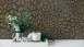 Vinyltapete Desert Lodge Blumen & Natur Modern Gold 234
