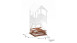 Picknicktisch Freebie 2 - 130 x 150cm mit Sitzmöglichkeit