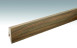 MEISTER Sockelleisten Fußleisten Nussbaum 211 - 2380 x 60 x 20 mm