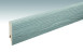 MEISTER Sockelleisten Fußleisten Eiche grau 6442 - 2380 x 80 x 16 mm