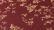 Vinyltapete rot Retro Klassisch Blumen & Natur Versace 4 857