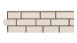 Zierer Fassadenverkleidung Klinker Verblender in Bruchsteinoptik BS1 - 1140 x 359 mm weiß aus GFK