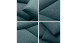 planeo Softwall - Akustik Wandkissen 30x30cm Wasserblau 