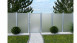 planeo Ambiente - Glas-Sichtschutz Hochkant Satiniert 90 x 180 cm