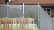 planeo Ambiente - Glas-Sichtschutz Schräg links Satiniert 90 x 180 cm