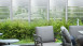 planeo Ambiente - Glas-Sichtschutz Hochkant Streifen 90 x 180 cm