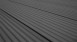 Komplett-Set TitanWood 4m Massivdiele Rillenstruktur dunkelgrau 8.2m² inkl. Alu-UK