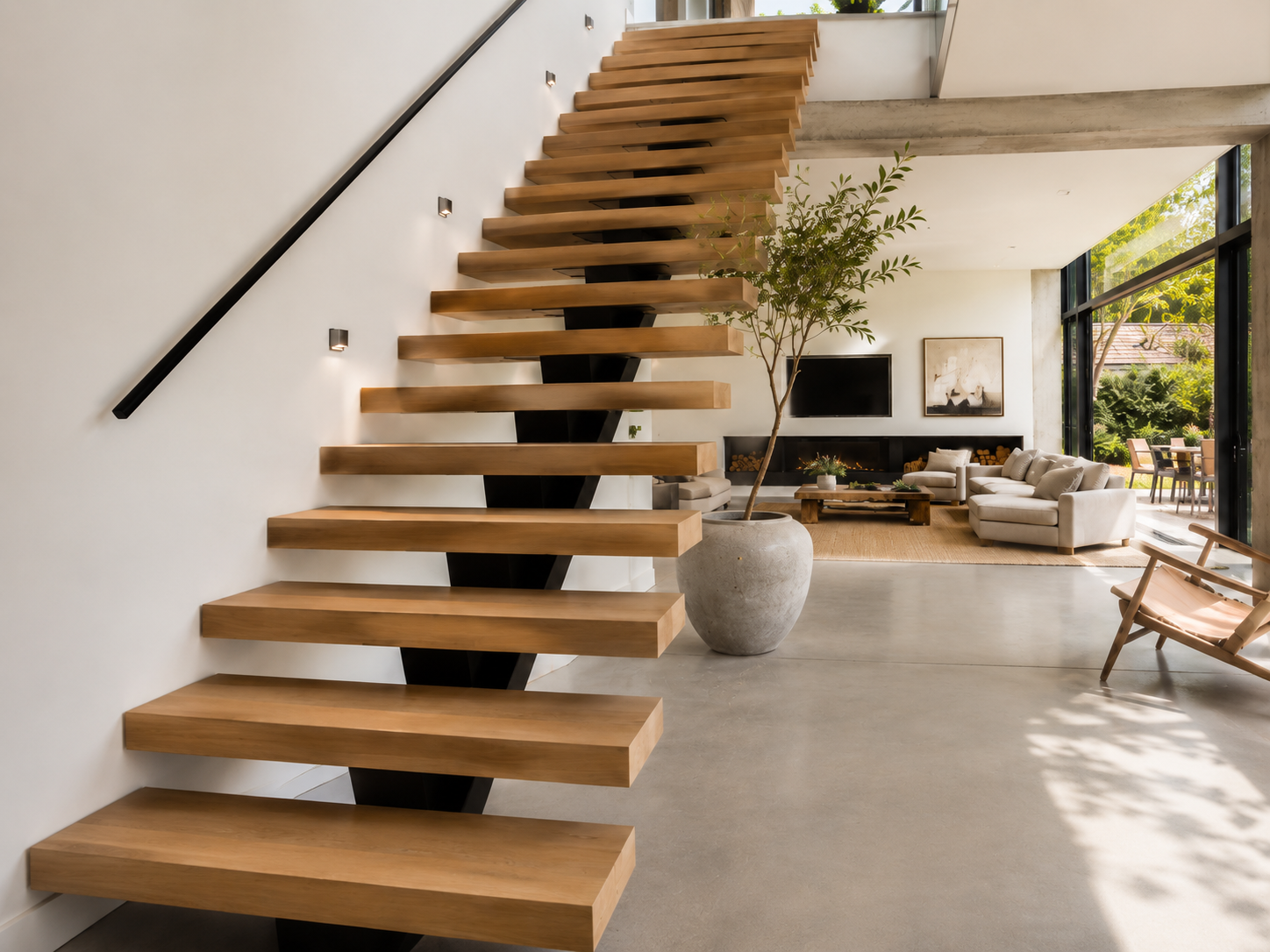 Nachher Blockstufe Haus