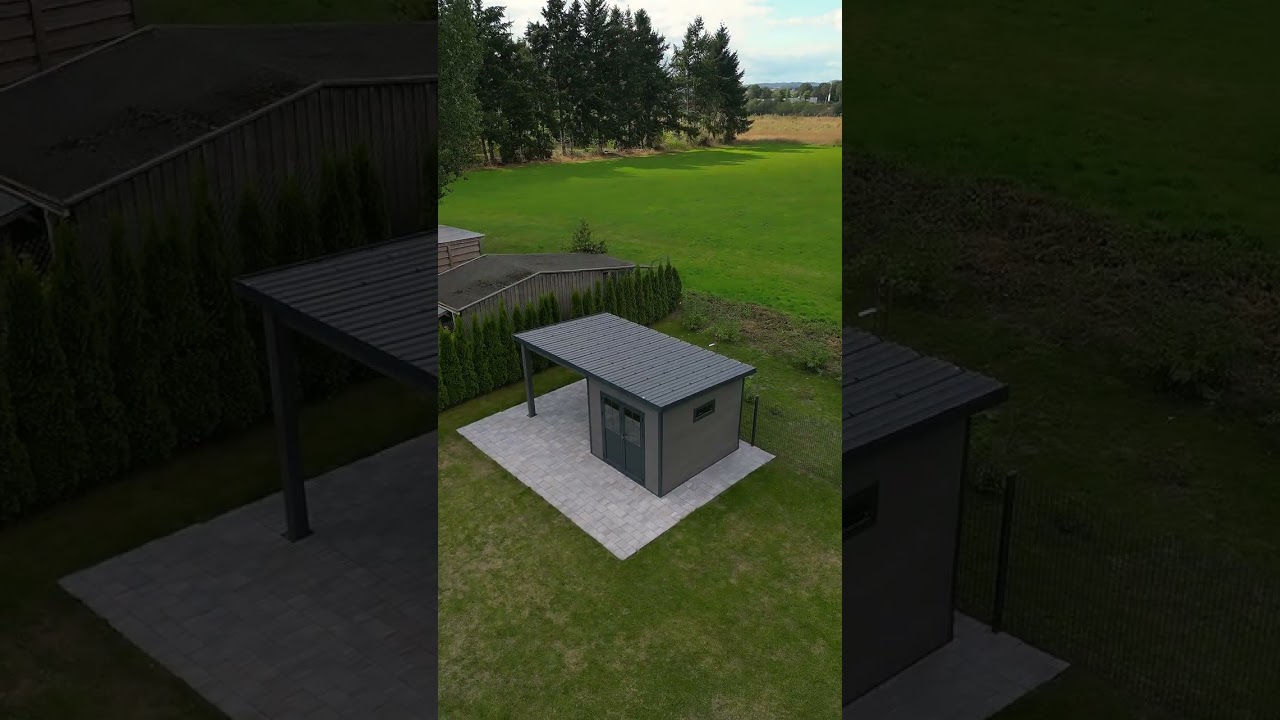 So entsteht ein WPC-Gartenhaus – kompletter Aufbau im Zeitraffer!